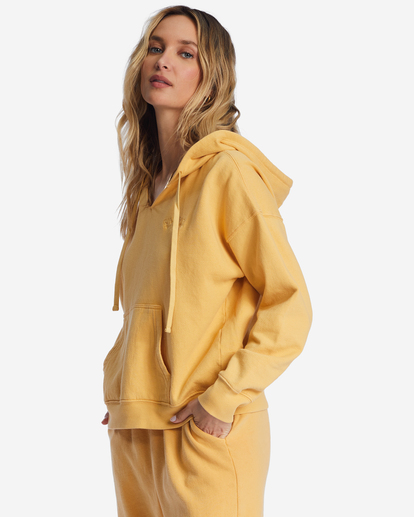 1 Forever Saturday Hoodie Yellow ABJFT00354 Billabong