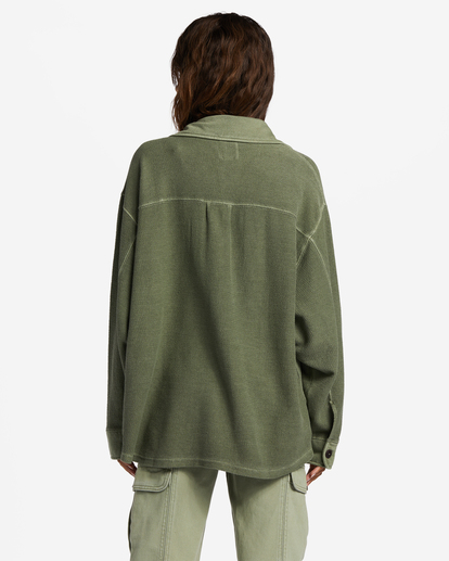 2 Anytime Lite Oversized Overshirt Green ABJFT00356 Billabong