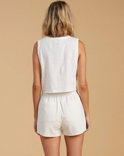 3 Salty Blonde Cut Off Tank Top  ABJKT00187 Billabong