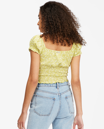 2 Spring Air Short Sleeve Knit Top Green ABJKT00332 Billabong