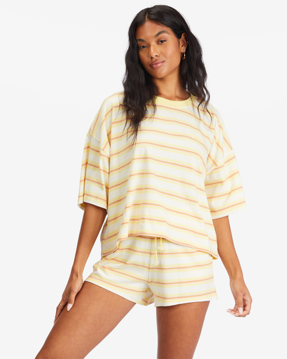 0 Feeling Free Boxy T-Shirt Yellow ABJKT00340 Billabong