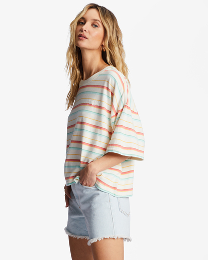 3 Feeling Free Boxy T-Shirt White ABJKT00340 Billabong