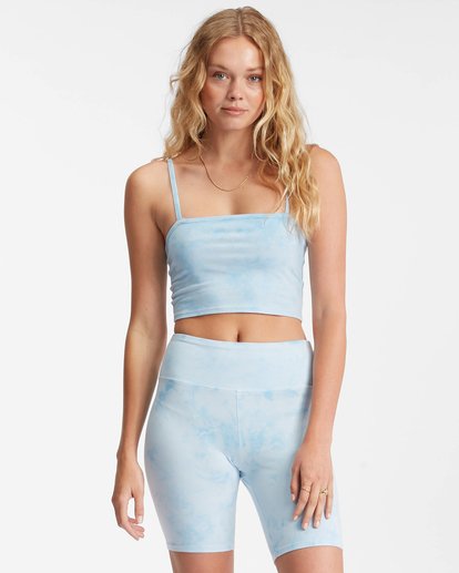 0 Little Shores Knit Cami Tank Top Blue ABJKT00342 Billabong