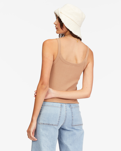 2 The Baby Knit Tank Top Brown ABJKT00343 Billabong