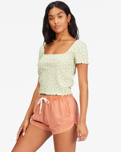3 Squared Away Knit Top Blue ABJKT00415 Billabong