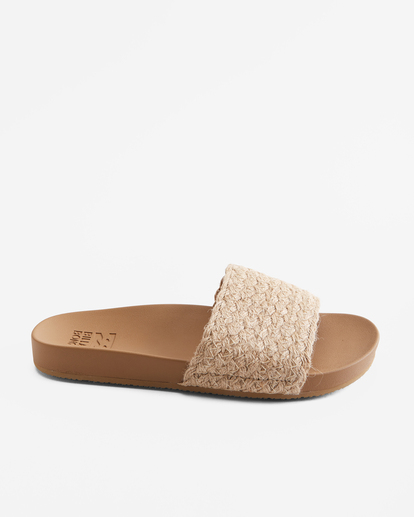 4 Beach Side Slide Sandals Beige ABJL200039 Billabong