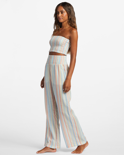 1 New Waves 2 Elastic Waist Pants White ABJNP00127 Billabong