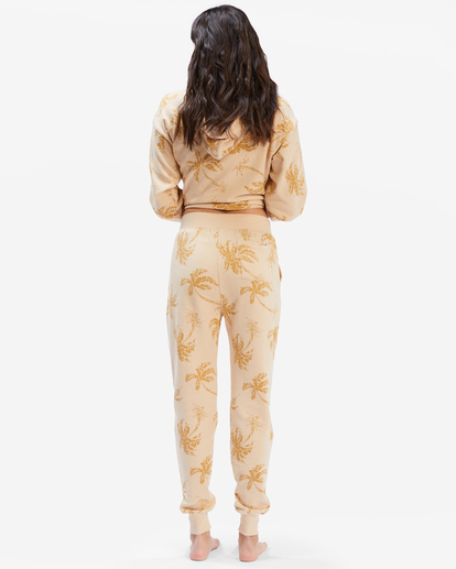 2 At Last Floral Sweatpants Beige ABJNP00152 Billabong