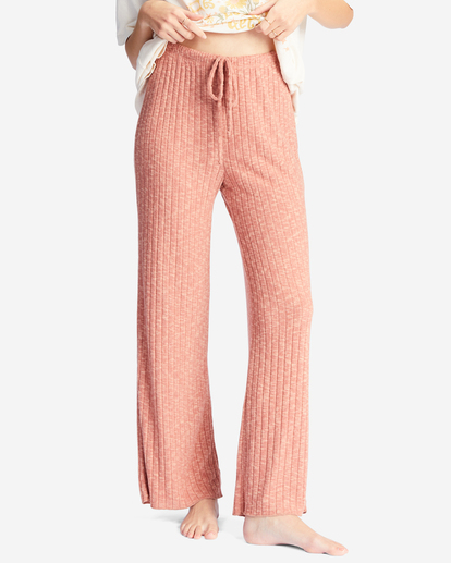 5 So Easy Elastic-Waist Knit Pants Brown ABJNP00299 Billabong