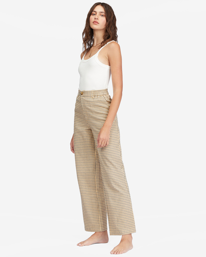 1 By The Bay Wide-Leg Pants Brown ABJNP00301 Billabong