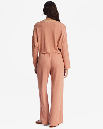 3 So Easy Cozy Lounge Pants Brown ABJNP00354 Billabong