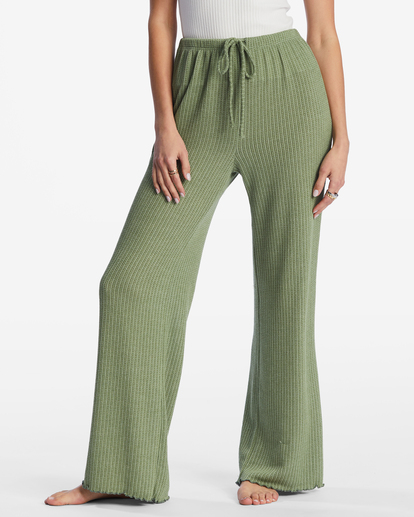 3 So Easy Cozy Lounge Pants Green ABJNP00354 Billabong