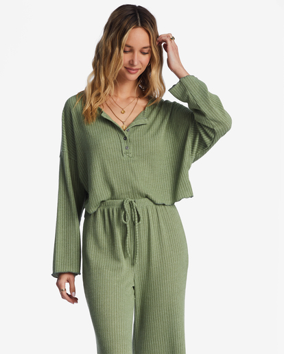 4 So Easy Cozy Lounge Pants Green ABJNP00354 Billabong