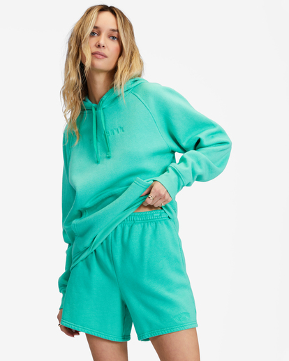 0 Surf Classic 5 High-Waist Sweatshorts Green ABJNS00200 Billabong