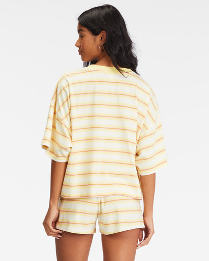 2 Feeling Free High-Waisted Knit Shorts Yellow ABJNS00218 Billabong