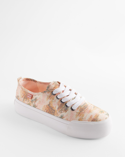 0 Puebla Canvas Platform Shoes Yellow ABJS300019 Billabong