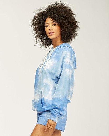 tie dye surf hoodie