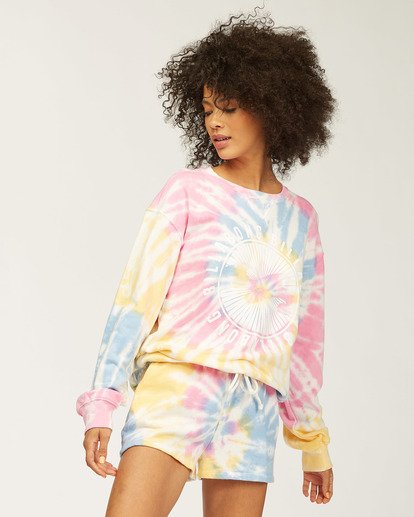 billabong tie dye sweatshirt