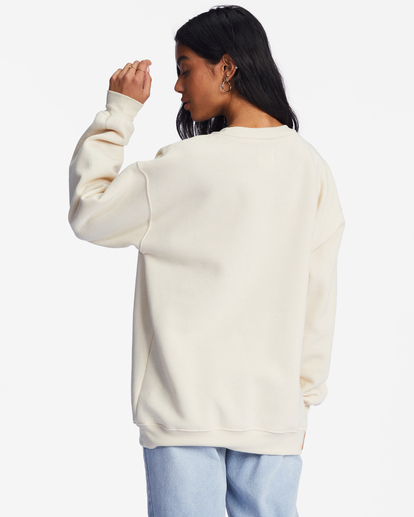 2 All Is One Graphic Crewneck Sweatshirt White ABJSF00378 Billabong