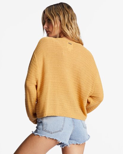 2 Every Day Pullover Sweater Yellow ABJSW00198 Billabong