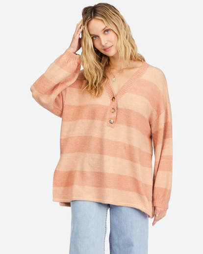0 Sol Chasing Tunic Sweater Orange ABJSW00207 Billabong