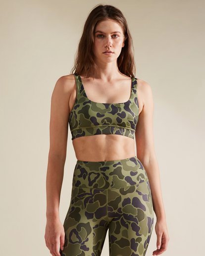 0 A/Div Summit Bra Tank Top Brown ABJTO00103 Billabong