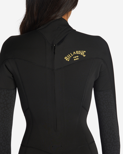 3 4/3mm Synergy 2022 - Back-Zip-Neoprenanzug für Frauen Schwarz ABJW100133 Billabong