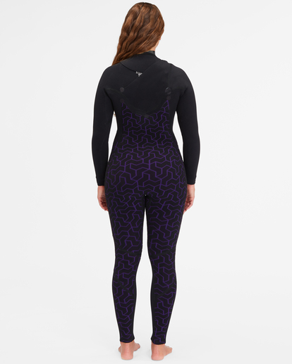 7 3/2 Furnace Comp Chest Zip Wetsuit Black ABJW100146 Billabong