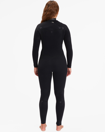 7 3/2 Salty Dayz Natural Chest Zip Wetsuit Black ABJW100160 Billabong