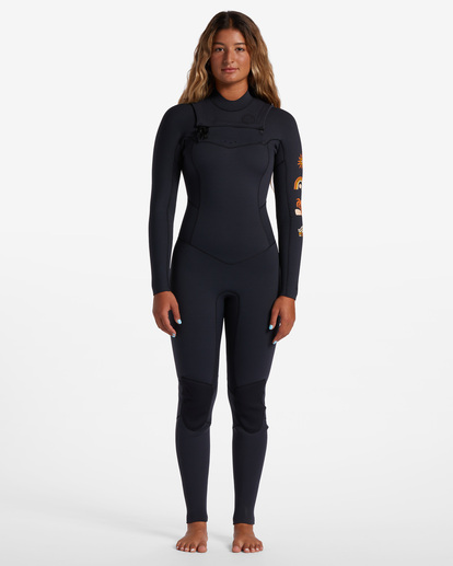 0 3/2 Salty Dayz Natural Steamer Wetsuit Black ABJW100160 Billabong