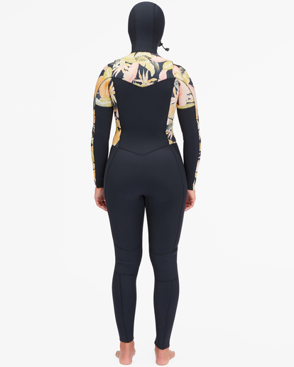2 4/3 Salty Dayz Hooded Full Wetsuit Black ABJW200103 Billabong