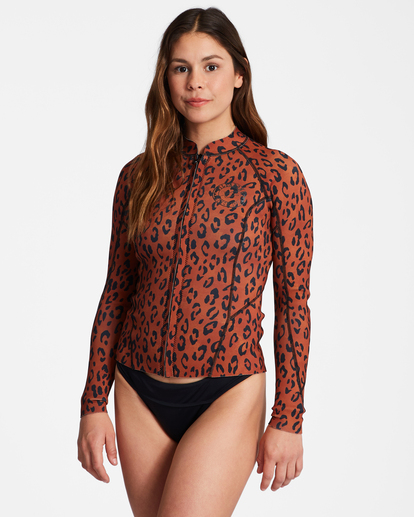 0 1mm Peeky - Wetsuit jack voor Dames Orange ABJW800100 Billabong