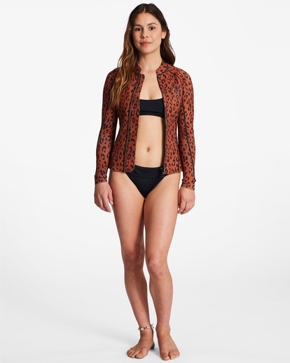 1 1mm Peeky - Wetsuit Jacket for Women Orange ABJW800100 Billabong