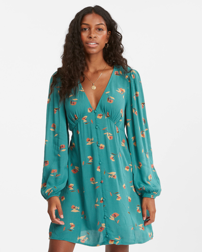 0 Days On End Dress Green ABJWD00332 Billabong