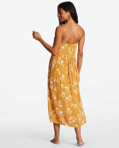2 Venice Babe Midi Slip Dress Yellow ABJWD00355 Billabong