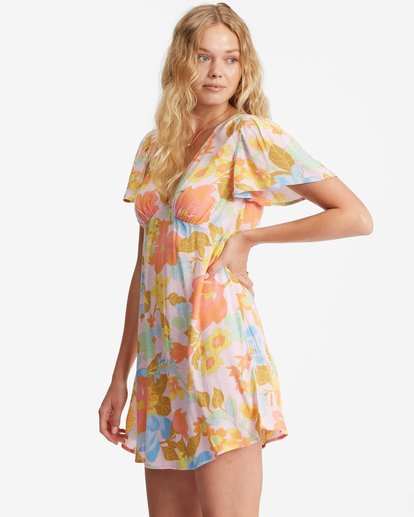 1 Short And Sweet Mini Dress Orange ABJWD00371 Billabong