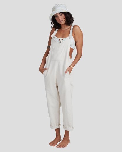 billabong linen jumpsuit