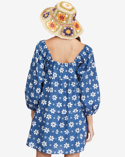 3 Love Crush Babydoll Dress Blue ABJWD00460 Billabong