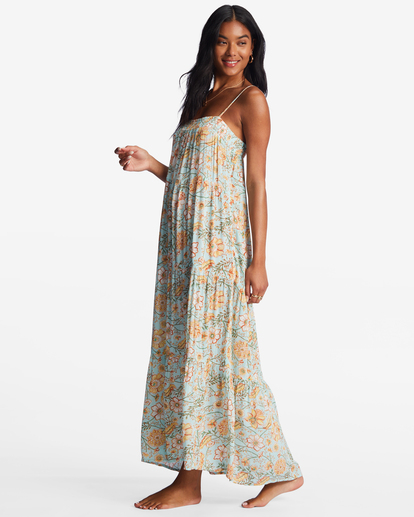 2 Distant Shores Midi Dress Blue ABJWD00532 Billabong