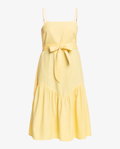 6 Sunbeam - Vestido de Longitud Media para Mujer Amarillo ABJWD00566 Billabong