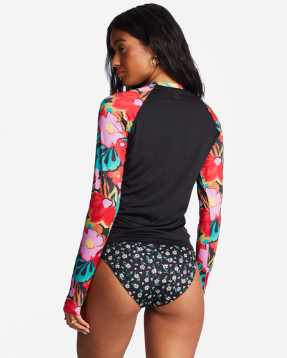2 Islands Away Long Sleeve UPF 50 Rashguard Multicolor ABJWR00246 Billabong