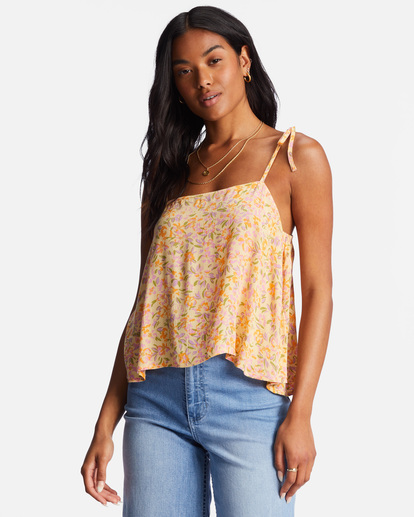 0 Love The Sun Cami Top Orange ABJWT00201 Billabong