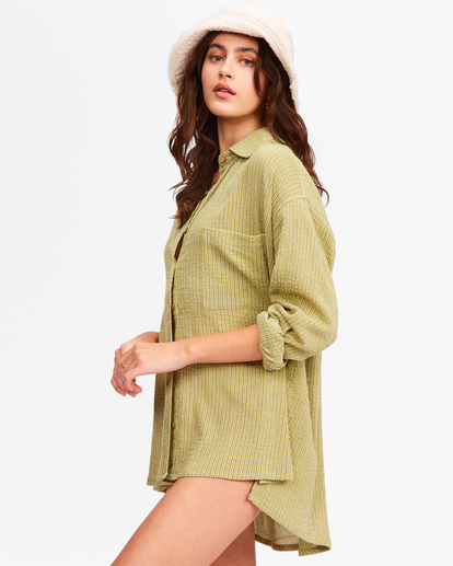 5 In The Tide Striped Button-Down Shirt  ABJWT00248 Billabong