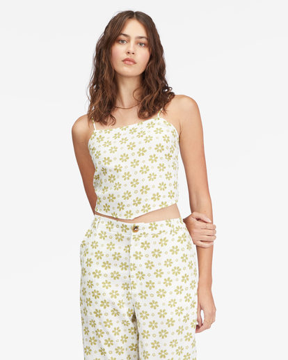0 Double Take Handkerchief Crop Top White ABJWT00321 Billabong