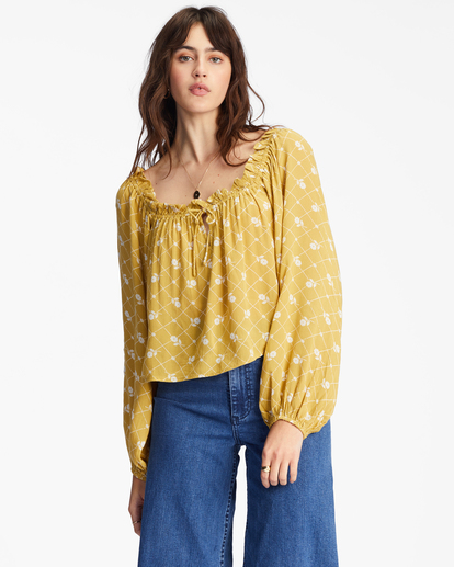 1 Fall In Love Long Sleeve Top Multicolor ABJWT00370 Billabong