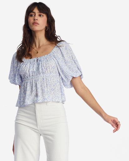 0 You Wish Cropped Shirt Purple ABJWT00408 Billabong