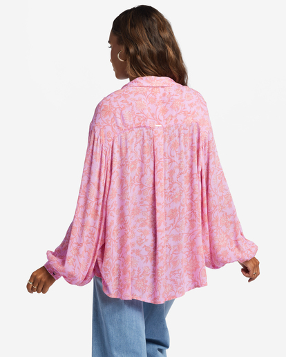 2 Day After Day - Camicia a Maniche Lunghe da Donna Pink ABJWT00423 Billabong