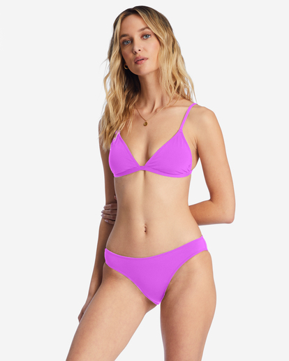 0 Sol Searcher Ceci Triangle Bikini Top Purple ABJX300134 Billabong