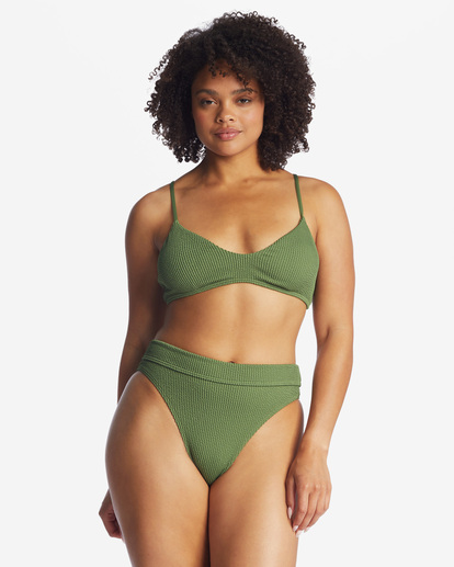 0 Summer High Bralette Bikini Top Green ABJX300206 Billabong