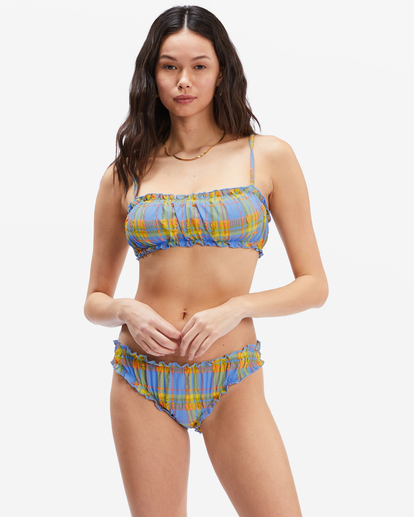 1 Fool For You Ruffle Tank Bikini Top Multicolor ABJX300436 Billabong